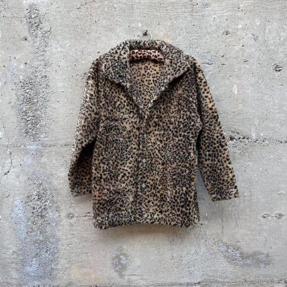 Jackets & Blazers - vintage 90s cheetah print jacket